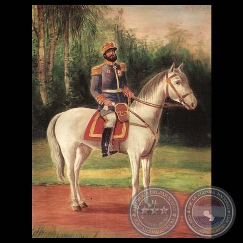 MARISCAL FRANCISCO SOLANO LÓPEZ (Acuarela de HÉCTOR DA PONTE)